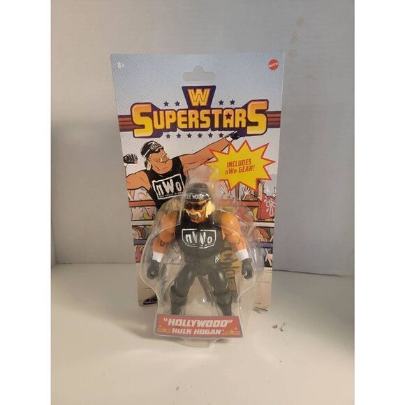 Mattel WWE Superstars Hulk Hogan 6 Inch Action Figure Warped Card NWOT - Picture 1 of 4
